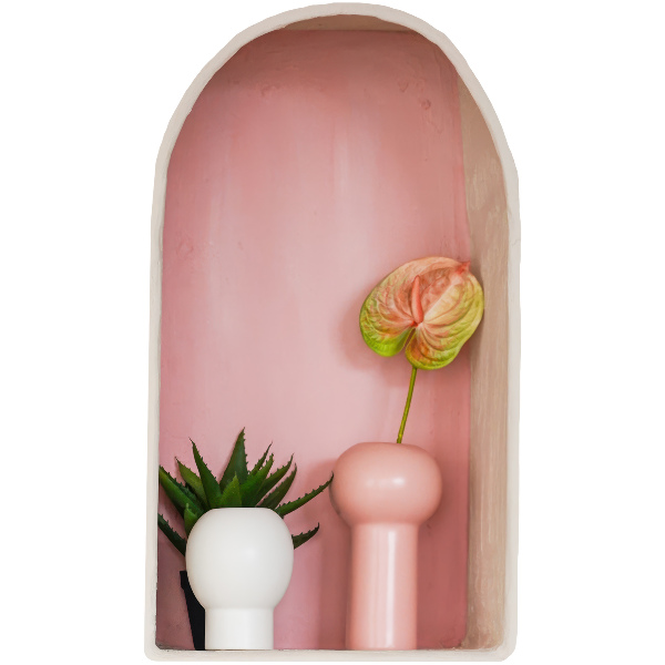 Samolepka na zeď 3D 46x80 Jemná vegetace