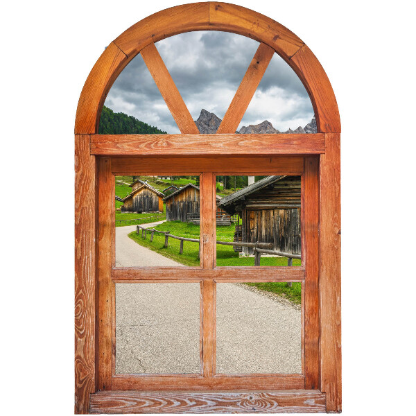 Fototapeta okno 3D 52x80 Výhledy z okna