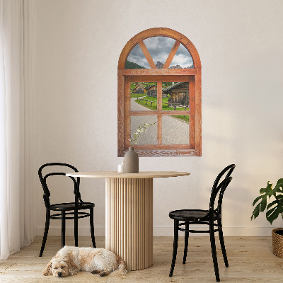 Fototapeta okno 3D 52x80 Výhledy z okna