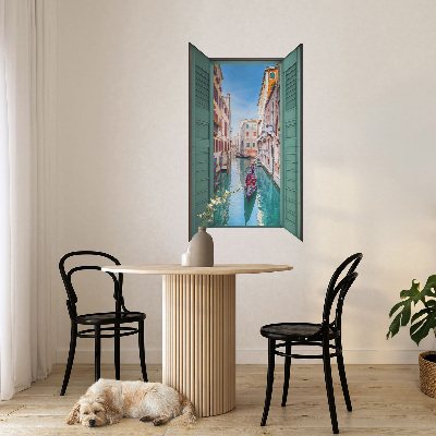 Fototapeta okno 3D 46x80 Malebný kanál