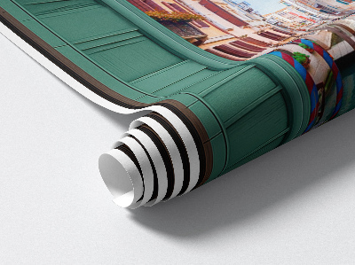 Fototapeta okno 3D 46x80 Malebný kanál