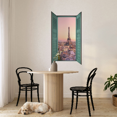 Fototapeta okno 3D 47x80 Městské okno