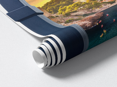 Fototapeta okno 3D 57x80 Středomořský výhled