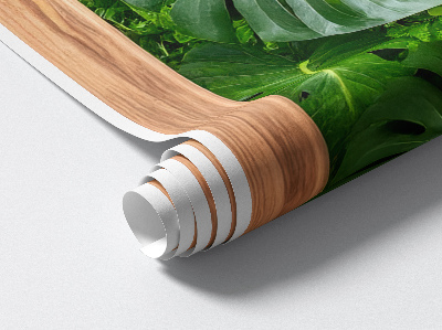 Fototapeta okno 3D 46x80 Listy monstery