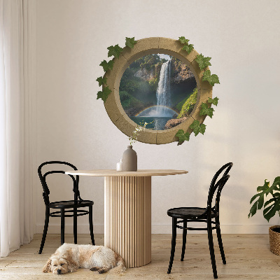 Fototapeta okno 3D 80x70 Přírodní oáza