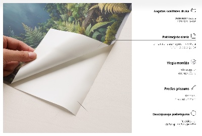 Samolepka na zeď 3D 76x80 Váza s květinami