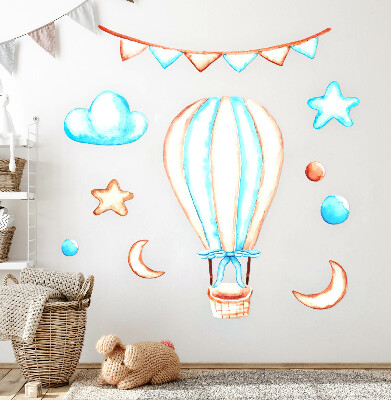 Samolepka na zeď 60x100 Pastelové boho akcenty v akvarelové verzi