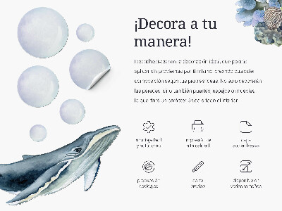 Nálepka 60x103 Vesmírná dobrodružství raket a planet v pastelových barvách