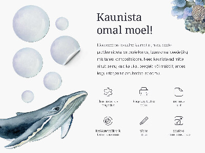 Samolepka na zeď 80x120 Kosmické rakety astronautů v kresleném stylu