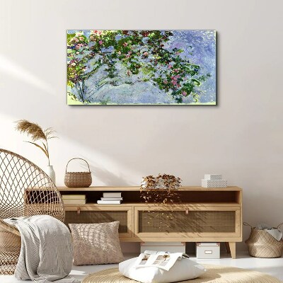 Obraz na plátně Les Roses Claude Monet