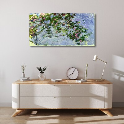Obraz na plátně Les Roses Claude Monet
