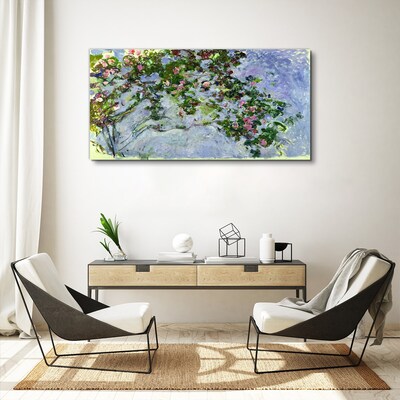 Obraz na plátně Les Roses Claude Monet