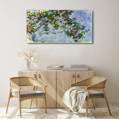 Obraz na plátně Les Roses Claude Monet