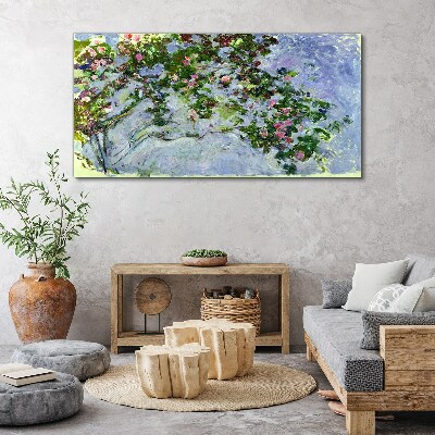Obraz na plátně Les Roses Claude Monet