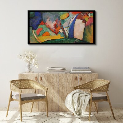 Obraz na plátně Vodopád abstrakce Kandinsky