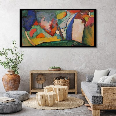 Obraz na plátně Vodopád abstrakce Kandinsky