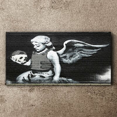 Obraz na plátně Angel Armor Banksy