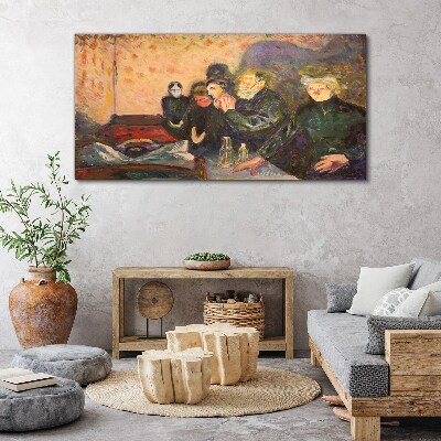Obraz na plátně Smrt Edvard Munch