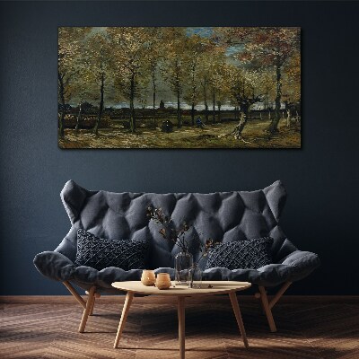 Obraz na plátně Lane s van Gogh Topola