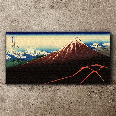 Obraz na plátně Mount Fuji v jarním počasí