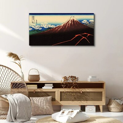 Obraz na plátně Mount Fuji v jarním počasí