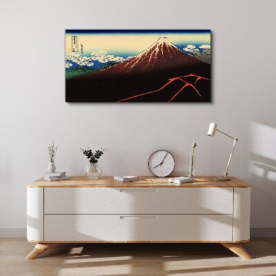 Obraz na plátně Mount Fuji v jarním počasí