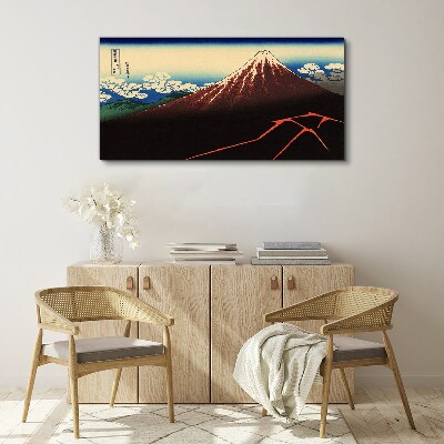 Obraz na plátně Bouřka pod summitem
