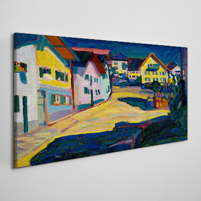 Obraz na plátně Murnau Burggrabenstrasse