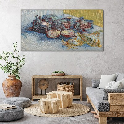 Obraz na plátně Zelí a cibule van Gogh