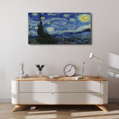 Obraz na plátně Hvězdná noc van gogh