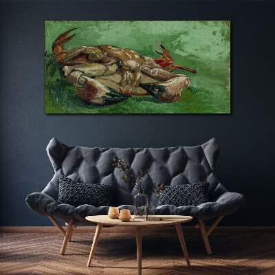 Obraz na plátně Krab ležící na zádech