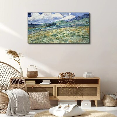 Obraz na plátně Krajina van Gogh Mountains