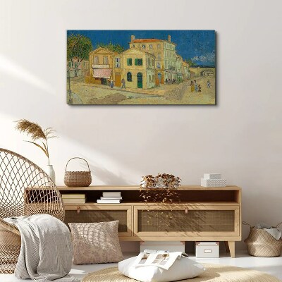 Obraz na plátně Žlutý dům van gogh