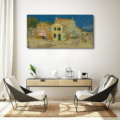 Obraz na plátně Žlutý dům van gogh