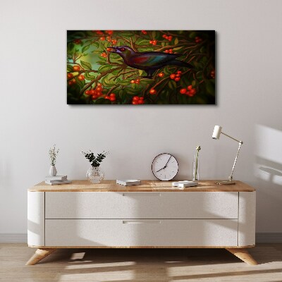 Obraz na plátně Větve zvířat opustí pták