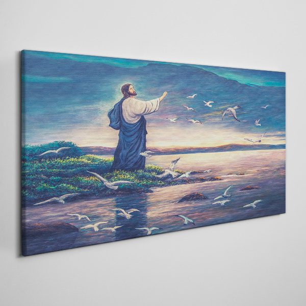 Obraz na plátně Náboženské ptáky moře