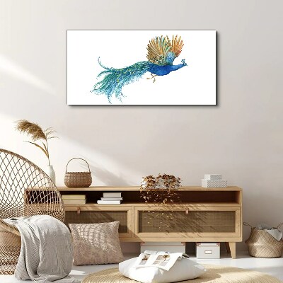 Obraz na plátně zvířecí pták páv