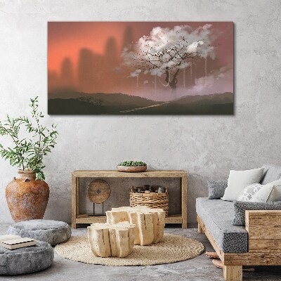 Obraz na plátně Abstrakce strom