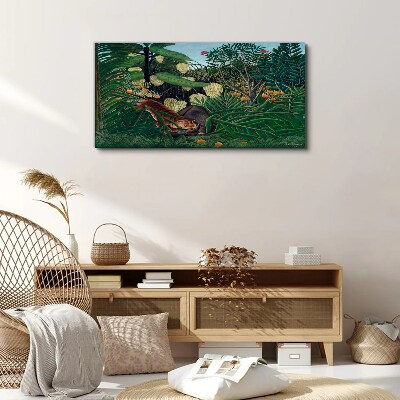 Obraz na plátně Jungle Tiger ovocný strom