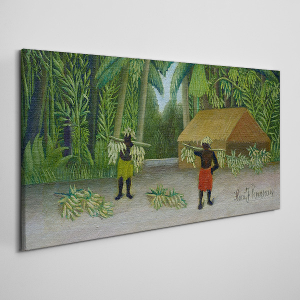 Obraz na plátně Jungle Chata Palm Bananas
