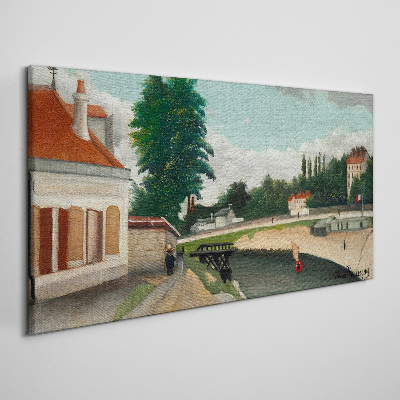 Obraz na plátně Klidný břeh řeky