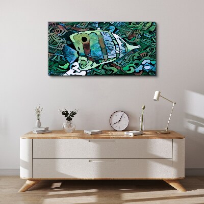 Obraz na plátně Abstrakce zvířat ryby