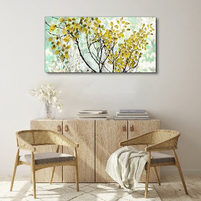 Obraz na plátně Listy větev stromu