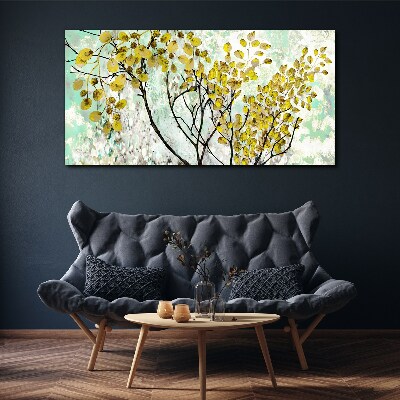 Obraz na plátně Listy větev stromu