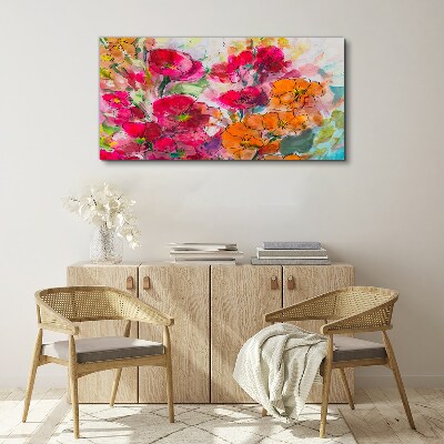 Obraz na plátně Abstraktní akvarel květiny