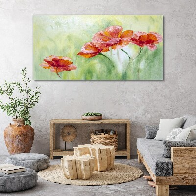 Obraz na plátně Květiny máků