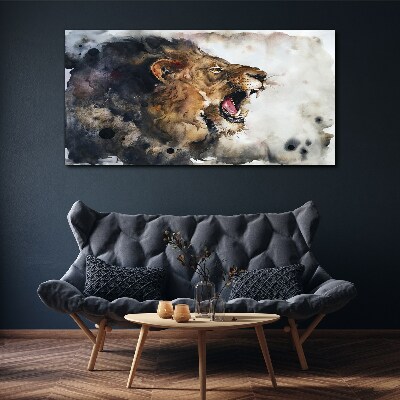 Obraz na plátně Abstrakce živočišného lva