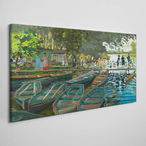 Obraz na plátně La Grenouillere Monet