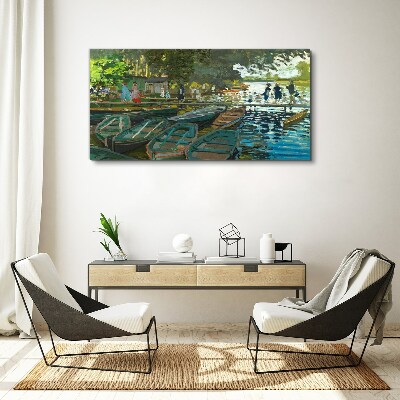Obraz na plátně La Grenouillere Monet