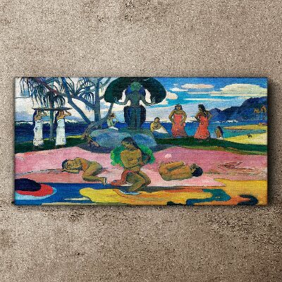 Obraz na plátně Boží den Paul Gauguin